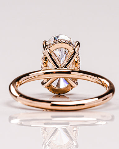 Harley - Oval moissanite ring