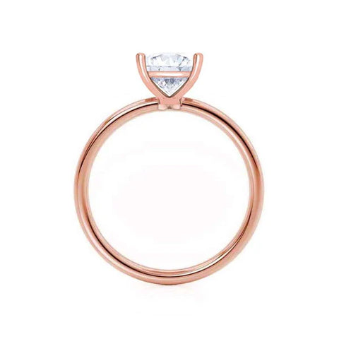 LULU - Princess Moissanite Petite Solitaire Ring