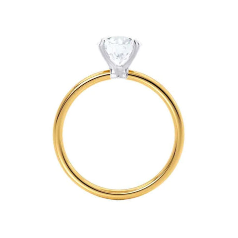 LULU - Oval Moissanite Solitaire Ring