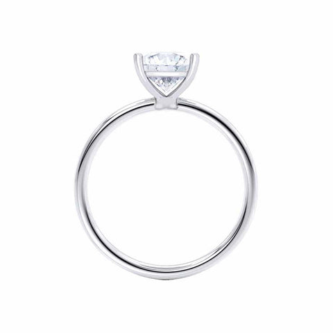 LULU - Princess Moissanite Petite Solitaire Ring