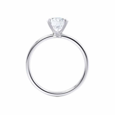 LULU - Oval Moissanite Solitaire Ring