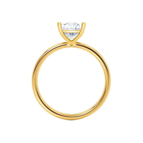 LULU - Princess Moissanite Petite Solitaire Ring