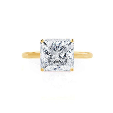 LULU - Princess Moissanite Petite Solitaire Ring