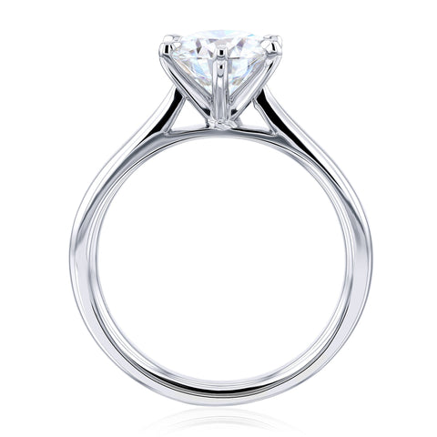 Round Moissanite 6-Prong Ring